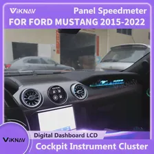 Для Ford Mustang 2015-2022 Цифровая приборная панель, Виртуальная кабина, Приборная панель, Спидометр, Мультимедийный плеер, ЖК-дисплей