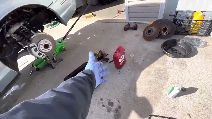 Replacing the transmission filter and fluid on the crown Vic