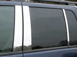 Ford Explorer 06 Накладки на стойки дверей, нержавейка, 6 частей