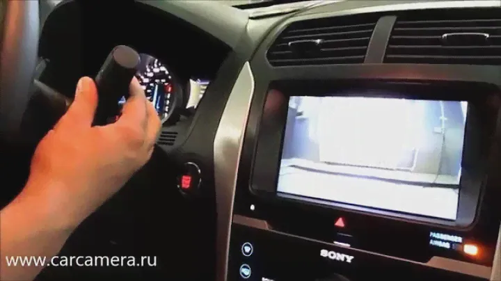 Омывать камеры заднего вида на примере Ford Explorer (5th generation)