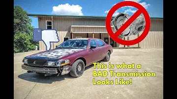 THIS is What a BAD Transmission Looks Like on a Crown Victoria P71