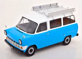 FORD TRANSIT MK1 BUS WITH ROOF RACK 1965 LIGHTBLUE WHITE*