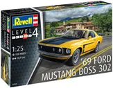Revell 1969 Ford Mustang Boss 302, 1/25, Сборная модель