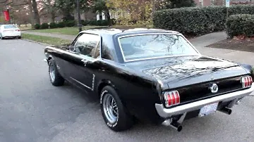 Mustang 1965 V8 289 - perfect exhaust sound