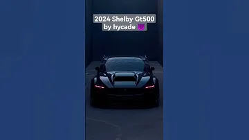 2024 Shelby Gt500 by hycade #ford #musclecar #mustang #widebody #gt500 #darkhorse #shelby