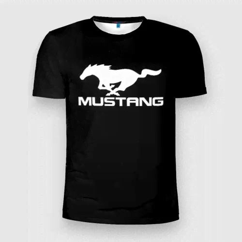 Футболка FORD MUSTANG Мужская Спортивная 3D-3