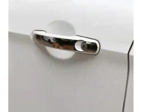 Хромированные накладки на дверные ручки Ford Focus 2, 3 2008-2018 стальные-0