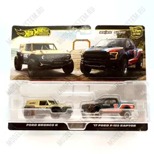 Машинка Hot wheels premium Ford Bronco R/'17 Ford F-150 Raptor