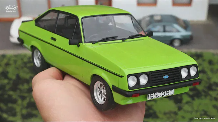 1:18 Ford Escort MKII RS2000 RHD 1977, Java green - Model-Car Group [Unboxing]