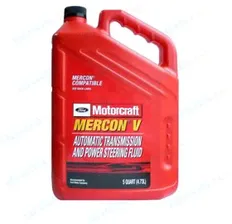 XT55Q3M, Масло трансмиссионное ATF для АКПП MERCON V FORD синтетика 4.73л MOTORCRAFT