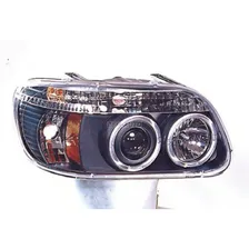 Explorer 2 (sonar) Фара левая+правая (комплект), тюнинг, линзованная, с 2 светящимися ободками, литой указатель поворота (SONAR), внутри черная для Ford Explorer USA U2