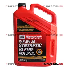 Масло MOTORCRAFT (FORD) моторное 5W30 5 л (полусинтетика)