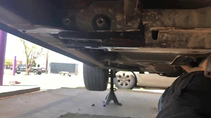 Troublesome crown Victoria trans crossmember removal made easier