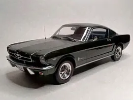 FORD MUSTANG FASTBACK COUPE GREEN 1965 OTTO 1:12*