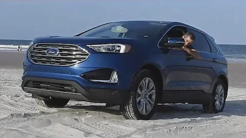 2022 Ford Edge Beach Sand Test