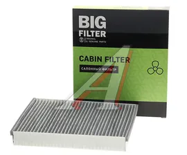 Фильтр воздушный салона FORD Focus 2 угольный BIG FILTER