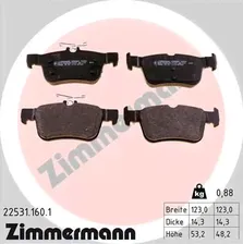Тормозные колодки Zimmermann задние для Ford Mondeo V 2015-2024. Артикул 22531.160.1