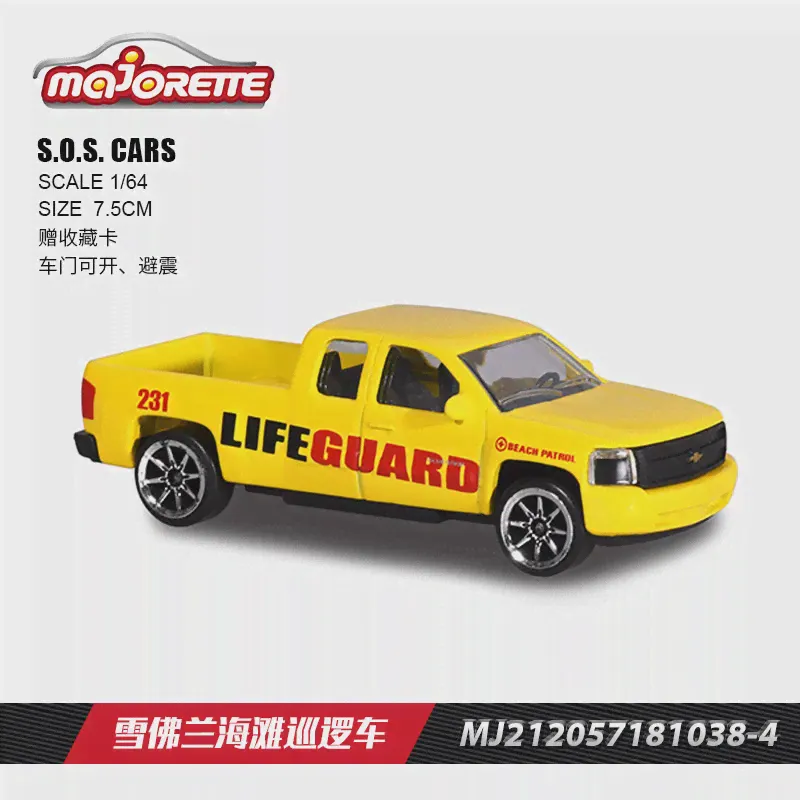 Автомобили Majorette S.O.S, FORD Mustang GTMAN TGSCHEVROLET SILVERADOPanamera 164, литые модели, коллекционные игрушечные автомобили (art.: 3920bc7851353)-2