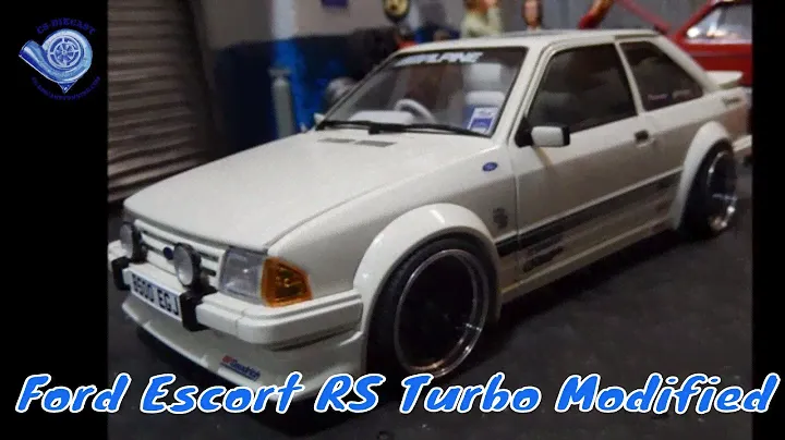 Custom made Ford Escort RS Turbo sunstar 1:18 diecast model