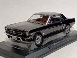 FORD MUSTANG HARDTOP COUPE BLACK 1965 NOREV 1:18*