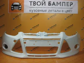Бампер передний Ford Focus 3 цвет Белый Frozen White 7 VTA