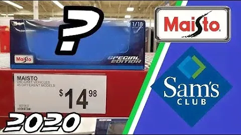 LOOK AT WHAT I FOUND! 2020 Maisto 1/18 Scale Diecast Model Cars At Sam's Club