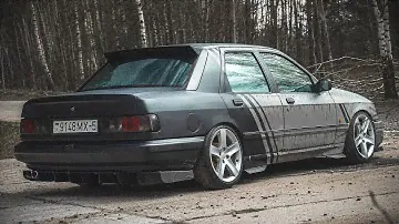 Сделал прямоточный Выхлоп из Огнетушителя - Ford Sierra 2.0