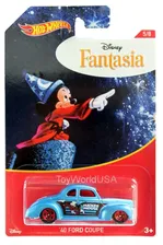 2018 Hot Wheels Disney Mickey Mouse Fantasia 5 '40 Ford Coupe