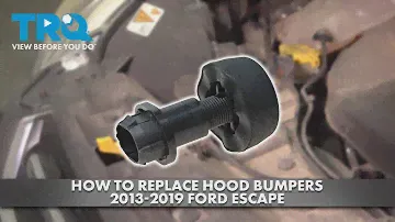 How to Replace Hood Bumpers 2013-2019 Ford Escape