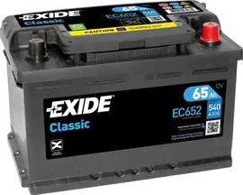 Аккумулятор Exide Classic * для Ford Fusion I 2002-2012. Артикул EC652