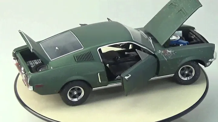 Ford Mustang GT Fastback Bullitt 1968 Unrestored Greenlight 1:18