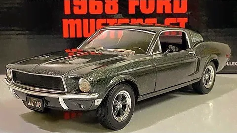 This 1:24 scale Bullitt 1968 Ford Mustang GT is so detailed, you'll feel like you're driving it!