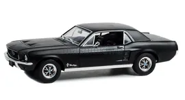 GREENLIGHT 1/18 FORD Mustang Coupe Country Special 1968 stealth black